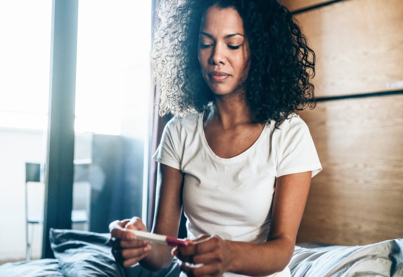 The girl sitting alone in room